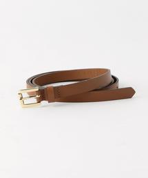 UNITED ARROWS | ＜MAISON BOINET（メゾン ボワネ）＞2カラー スクウェアバックル ベルト◆(ベルト)