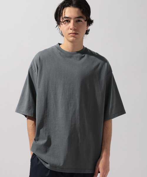 niko and...（ニコアンド）の「USAコットンショートスリーブT（Tシャツ/カットソー・メンズ・ホワイト/チャコール/オフホワイト/ブラック/グリーン/ブラウン・MEDIUM/LARGE）」の4枚目の写真