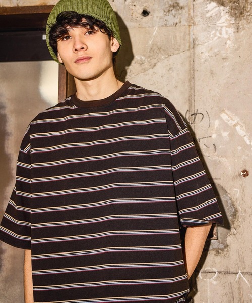 niko and...（ニコアンド）の「USAコットンショートスリーブT（Tシャツ/カットソー・メンズ・ホワイト/チャコール/オフホワイト/ブラック/グリーン/ブラウン・MEDIUM/LARGE）」の3枚目の写真