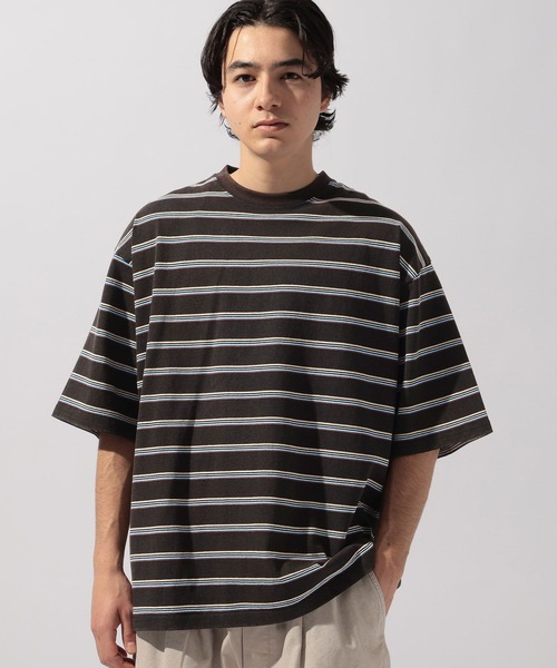 niko and...（ニコアンド）の「USAコットンショートスリーブT（Tシャツ/カットソー・メンズ・ホワイト/チャコール/オフホワイト/ブラック/グリーン/ブラウン・MEDIUM/LARGE）」の7枚目の写真