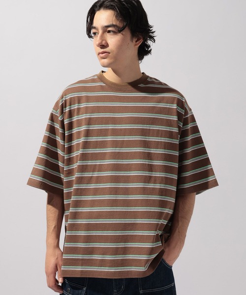 niko and...（ニコアンド）の「USAコットンショートスリーブT（Tシャツ/カットソー・メンズ・ホワイト/チャコール/オフホワイト/ブラック/グリーン/ブラウン・MEDIUM/LARGE）」の11枚目の写真