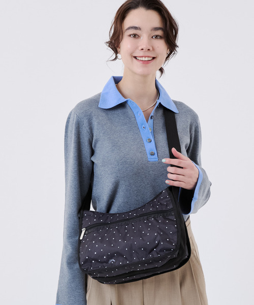 LeSportsac(レスポートサック)の「CLASSIC HOBO ブリスドッツ(ショルダーバッグ・レディース・ブラック・FREE)」の1枚目の写真