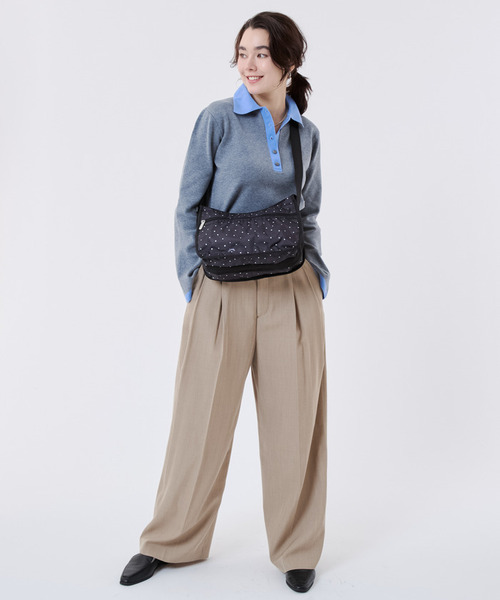 LeSportsac(レスポートサック)の「CLASSIC HOBO ブリスドッツ(ショルダーバッグ・レディース・ブラック・FREE)」の3枚目の写真