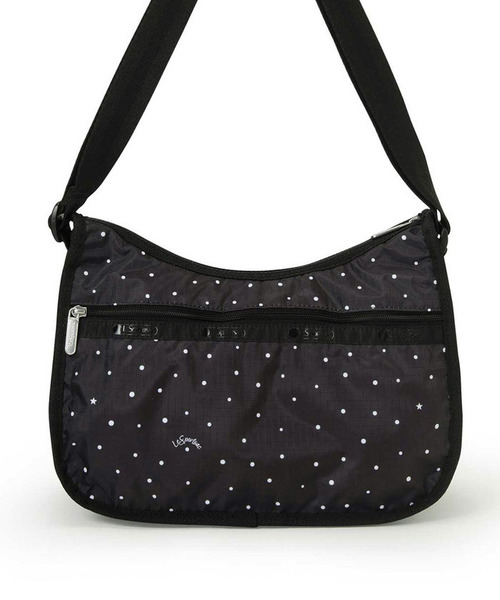 LeSportsac(レスポートサック)の「CLASSIC HOBO ブリスドッツ(ショルダーバッグ・レディース・ブラック・FREE)」の6枚目の写真