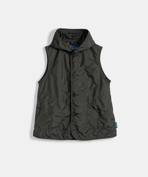 LAVENHAM（ラベンハム）の「Unwadded Barton Womens / アンワディッド バートン ウィメンズ（ベスト・レディース・ダークブラック/ベージュ系その他5・8/10/12）」の3枚目の写真