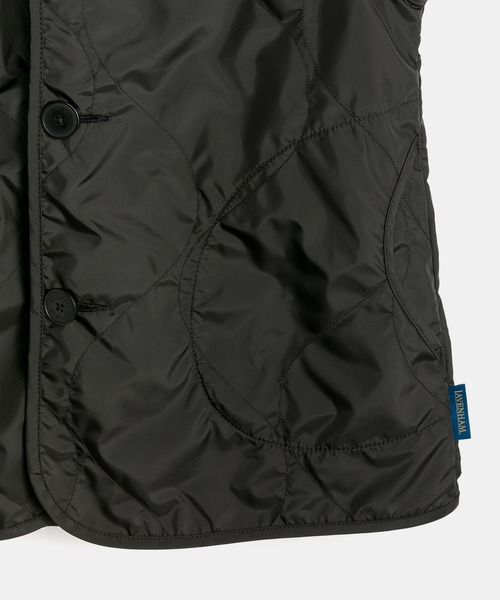 LAVENHAM（ラベンハム）の「Unwadded Barton Womens / アンワディッド バートン ウィメンズ（ベスト・レディース・ダークブラック/ベージュ系その他5・8/10/12）」の6枚目の写真