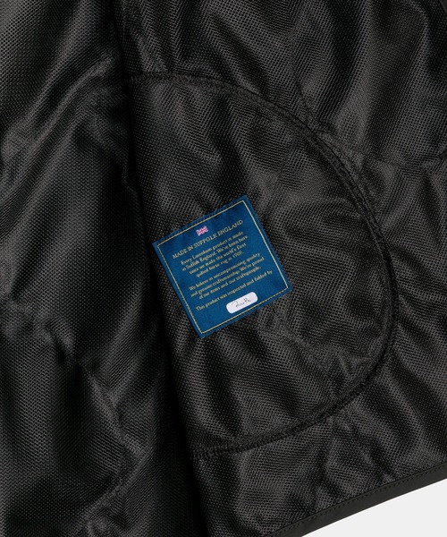 LAVENHAM（ラベンハム）の「Unwadded Barton Womens / アンワディッド バートン ウィメンズ（ベスト・レディース・ダークブラック/ベージュ系その他5・8/10/12）」の7枚目の写真