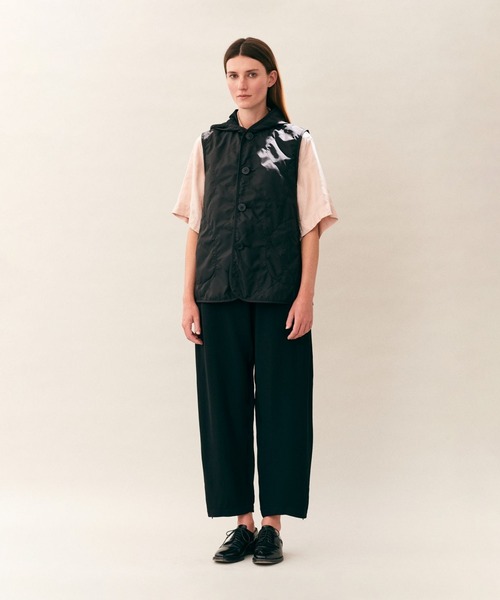LAVENHAM（ラベンハム）の「Unwadded Barton Womens / アンワディッド バートン ウィメンズ（ベスト・レディース・ダークブラック/ベージュ系その他5・8/10/12）」の14枚目の写真
