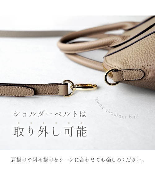 LASIEM（ラシエム）の「ショルダーバッグ ハンドバッグ レディース 本革 レザー 小さめ ミニバッグ 斜め掛け フォーマル セレモニー（ハンドバッグ・レディース・ライトグレー/ブラック/アイボリー・FREE）」の16枚目の写真