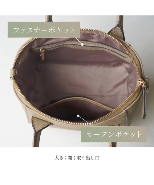 LASIEM（ラシエム）の「ショルダーバッグ ハンドバッグ レディース 本革 レザー 小さめ ミニバッグ 斜め掛け フォーマル セレモニー（ハンドバッグ・レディース・ライトグレー/ブラック/アイボリー・FREE）」の18枚目の写真