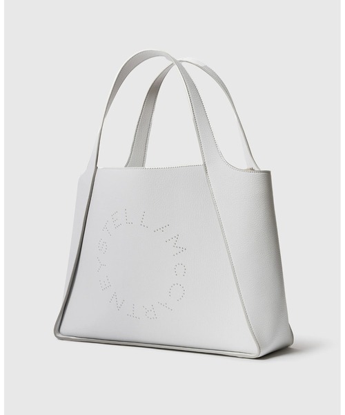 STELLA McCARTNEY(ステラマッカートニー)の「Logo Large Studded Tote Bag / ロゴ ラージ スタッズ トートバッグ(トートバッグ・レディース・グレー系その他・ONE SIZE)」の2枚目の写真