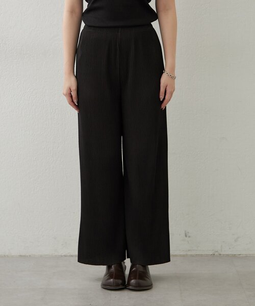 Remind me and forever（リマインドミーアンドフォーエバー）の「らくちんイージープリーツパンツ（その他パンツ・レディース・アイボリー/ブラック・FREE）」の16枚目の写真