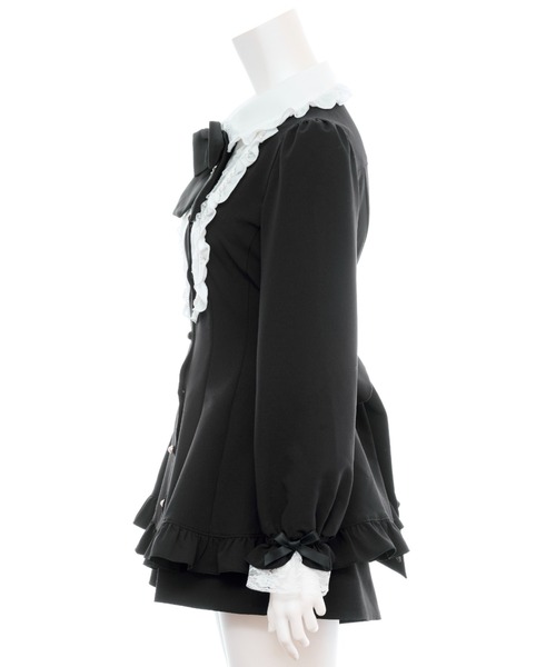 Secret Honey(シークレットハニー)の「パールロングヨークセットアップ(セットアップ・レディース・ライトブルー/ブラック・MEDIUM)」の10枚目の写真