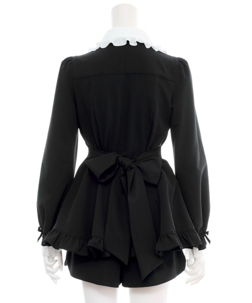 Secret Honey(シークレットハニー)の「パールロングヨークセットアップ(セットアップ・レディース・ライトブルー/ブラック・MEDIUM)」の11枚目の写真