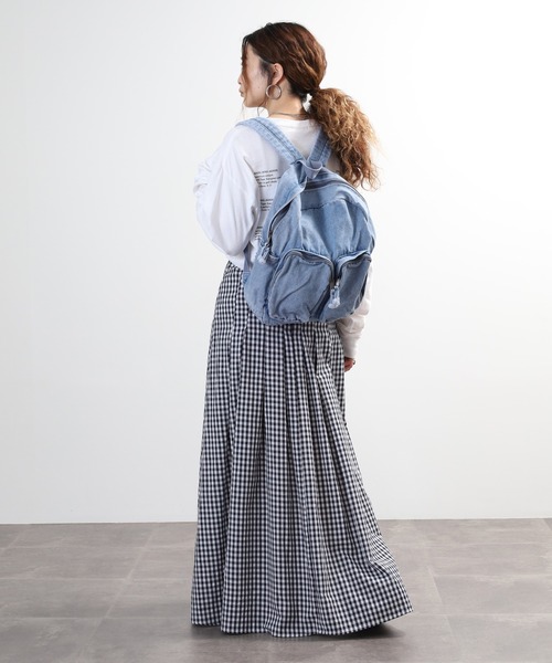 crossi（クロッシー）の「ビックポケット デニムリュック（バックパック/リュック・レディース・ブルー/ネイビー/ブラック・FREE）」の20枚目の写真