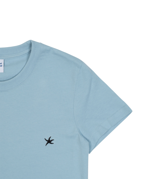 THECOLDESTMOMENT(ザコールデストモーメント)の「(w) TCM mini logo crop T (sky blue)(Tシャツ/カットソー・レディース・その他・X-SMALL)」の3枚目の写真