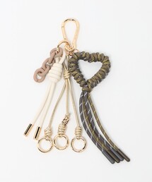 VIOLAd'ORO（ヴィオラドーロ）の「＜VIOLAd’ORO＞コード ハート バッグチャーム（チャーム）」