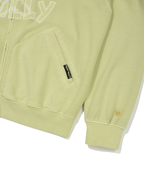 Wacky WiLLy(ワッキーウィリー)の「ピグメントヴィンテージフードジップアップグリーン(パーカー・レディース・その他・SMALL/MEDIUM/LARGE/X-LARGE)」の6枚目の写真