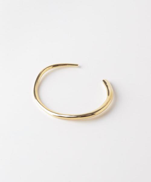 SMELLY（スメリー）の「メタルニュアンススリムバングル（バングル/リストバンド・レディース・ゴールド・-）」の4枚目の写真