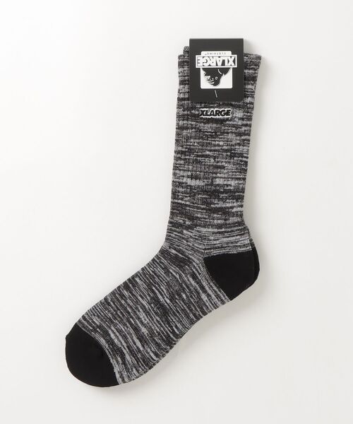 XLARGE(エクストララージ)の「MELANGE SOCKS(ソックス/靴下・メンズ・オリーブ/ブラック/ネイビー・ONE SIZE)」の9枚目の写真
