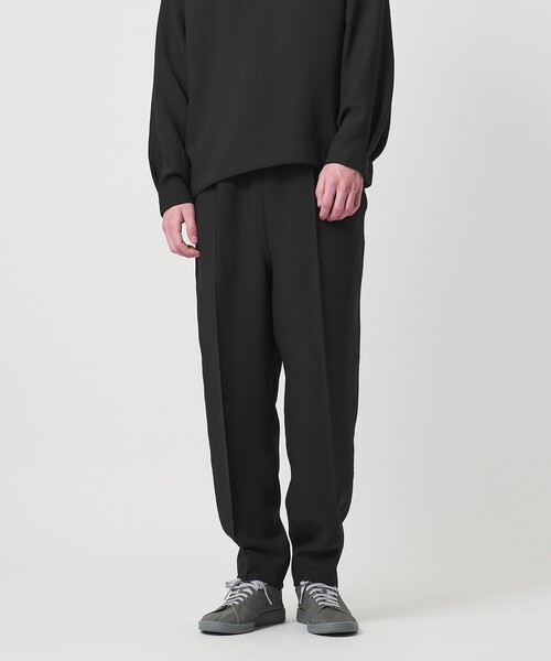 UNITED ARROWS & SONS by DAISUKE OBANA（ユナイテッドアローズアンドサンズバイダイスケオバナ）の「＜D.O UNITED ARROWS BY DAISUKE OBANA＞Ⅰ CR TPD PANTS 26SS/パンツ（その他パンツ・メンズ・ブラック・L/XL/M/S）」の2枚目の写真