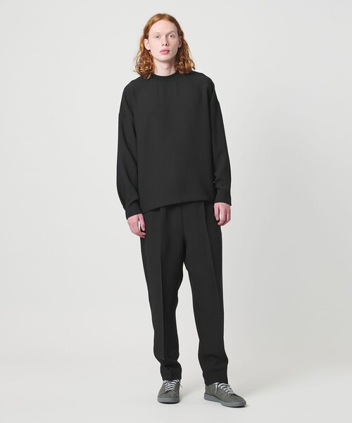 UNITED ARROWS & SONS by DAISUKE OBANA（ユナイテッドアローズアンドサンズバイダイスケオバナ）の「＜D.O UNITED ARROWS BY DAISUKE OBANA＞Ⅰ CR TPD PANTS 26SS/パンツ（その他パンツ・メンズ・ブラック・L/XL/M/S）」の3枚目の写真