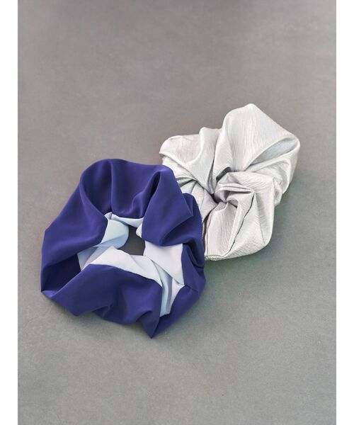 ELENDEEK（エレンディーク）の「【ELENDEEK×jardin des cheveux】シュシュ（シュシュ・レディース・ブルー/シルバー・FREE）」の3枚目の写真