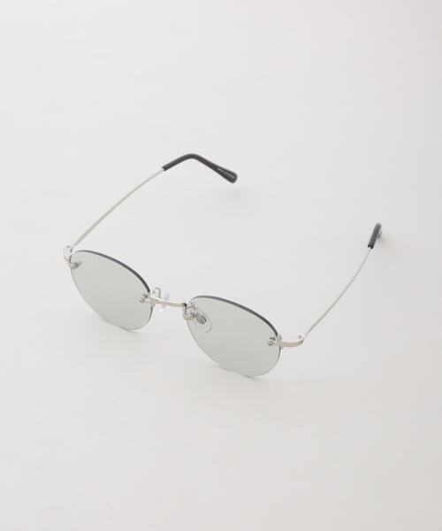 NANO universe（ナノユニバース）の「アイウエア サングラス/ボストン型 ツーポイントフレーム（サングラス・メンズ・グレー・F）」の9枚目の写真
