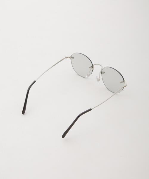 NANO universe（ナノユニバース）の「アイウエア サングラス/ボストン型 ツーポイントフレーム（サングラス・メンズ・グレー・F）」の11枚目の写真