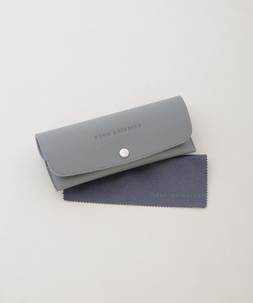 NANO universe（ナノユニバース）の「アイウエア サングラス/ボストン型 ツーポイントフレーム（サングラス・メンズ・グレー・F）」の15枚目の写真