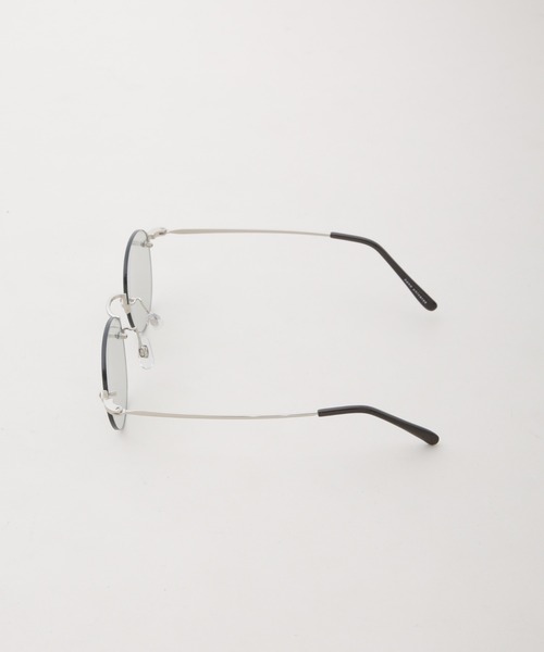 NANO universe（ナノユニバース）の「アイウエア サングラス/ボストン型 ツーポイントフレーム（サングラス・メンズ・グレー・F）」の7枚目の写真
