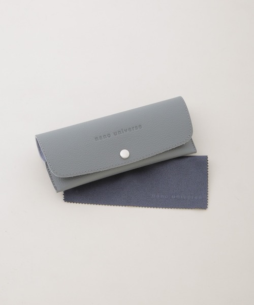 NANO universe（ナノユニバース）の「アイウエア サングラス/ボストン型 ツーポイントフレーム（サングラス・メンズ・グレー・F）」の2枚目の写真