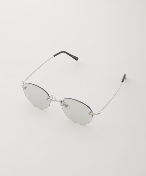 NANO universe（ナノユニバース）の「アイウエア サングラス/ボストン型 ツーポイントフレーム（サングラス・メンズ・グレー・F）」の8枚目の写真