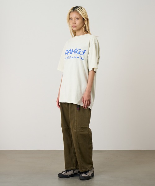 Gramicci(グラミチ)の「FREEDOM TEE PIGMENT DYED / フリーダムTシャツ ピグメントダイ Gramicci グラミチ(Tシャツ/カットソー・メンズ・イエロー/レッド/ナチュラル・S/M/L/XL/XXL)」の5枚目の写真