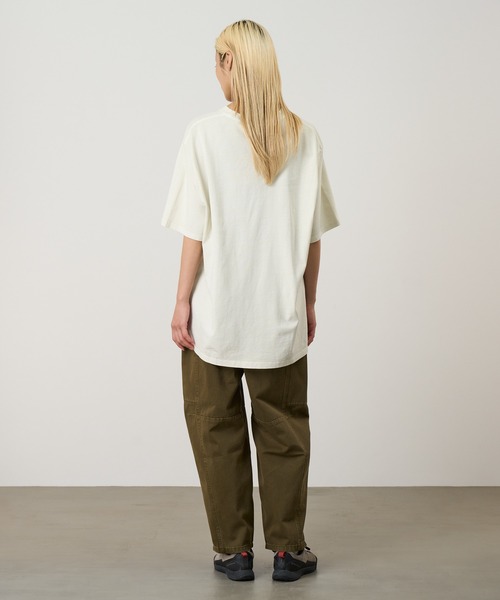 Gramicci(グラミチ)の「FREEDOM TEE PIGMENT DYED / フリーダムTシャツ ピグメントダイ Gramicci グラミチ(Tシャツ/カットソー・メンズ・イエロー/レッド/ナチュラル・S/M/L/XL/XXL)」の6枚目の写真