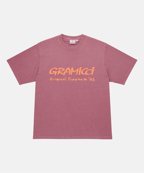 Gramicci(グラミチ)の「FREEDOM TEE PIGMENT DYED / フリーダムTシャツ ピグメントダイ Gramicci グラミチ(Tシャツ/カットソー・メンズ・イエロー/レッド/ナチュラル・S/M/L/XL/XXL)」の12枚目の写真
