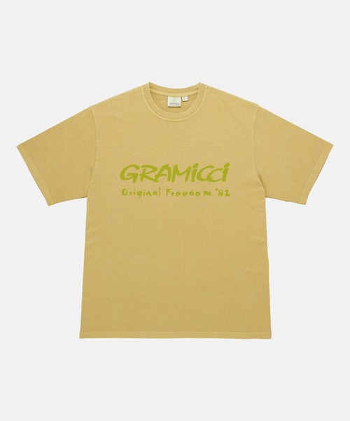 Gramicci(グラミチ)の「FREEDOM TEE PIGMENT DYED / フリーダムTシャツ ピグメントダイ Gramicci グラミチ(Tシャツ/カットソー・メンズ・イエロー/レッド/ナチュラル・S/M/L/XL/XXL)」の11枚目の写真