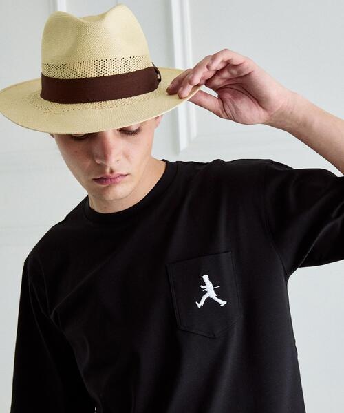 TAKEO KIKUCHI(タケオキクチ)の「【BOWLER HAT LABEL】アイスクリアコットンボーラーハットウォーカー 半袖ポケT(Tシャツ/カットソー・メンズ・ホワイト/ピンク系/ネイビー/ブラック/ブラウン系その他・02/03/04)」の14枚目の写真