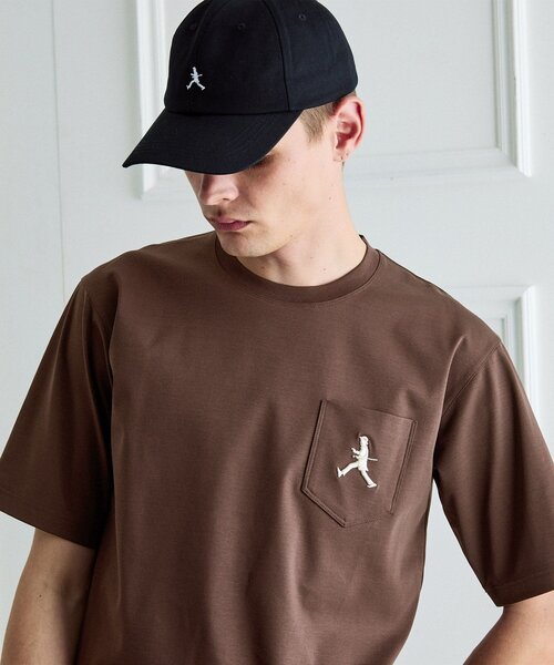 TAKEO KIKUCHI(タケオキクチ)の「【BOWLER HAT LABEL】アイスクリアコットンボーラーハットウォーカー 半袖ポケT(Tシャツ/カットソー・メンズ・ホワイト/ピンク系/ネイビー/ブラック/ブラウン系その他・02/03/04)」の19枚目の写真