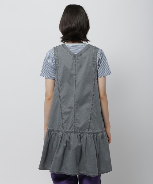 niko and...（ニコアンド）の「ZIPフレアチュニックワンピース（チュニック・レディース・アイボリー/チャコール・FREE）」の4枚目の写真