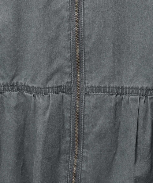 niko and...（ニコアンド）の「ZIPフレアチュニックワンピース（チュニック・レディース・アイボリー/チャコール・FREE）」の9枚目の写真