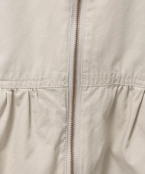 niko and...（ニコアンド）の「ZIPフレアチュニックワンピース（チュニック・レディース・アイボリー/チャコール・FREE）」の10枚目の写真