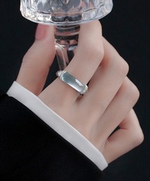 Coo+i（クーイ）の「ストーンデザインオープンリング 調整可能（リング）」