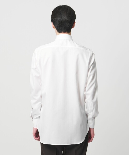 UNITED ARROWS(ユナイテッドアローズ)の「イージーケア AG ツイル セミワイドカラーシャツ 抗菌防臭(シャツ/ブラウス・メンズ・ホワイト・42cm/41cm/39cm/40cm/37cm/38cm)」の4枚目の写真