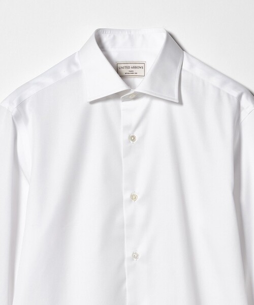 UNITED ARROWS(ユナイテッドアローズ)の「イージーケア AG ツイル セミワイドカラーシャツ 抗菌防臭(シャツ/ブラウス・メンズ・ホワイト・42cm/41cm/39cm/40cm/37cm/38cm)」の7枚目の写真
