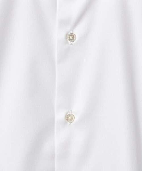 UNITED ARROWS(ユナイテッドアローズ)の「イージーケア AG ツイル セミワイドカラーシャツ 抗菌防臭(シャツ/ブラウス・メンズ・ホワイト・42cm/41cm/39cm/40cm/37cm/38cm)」の10枚目の写真