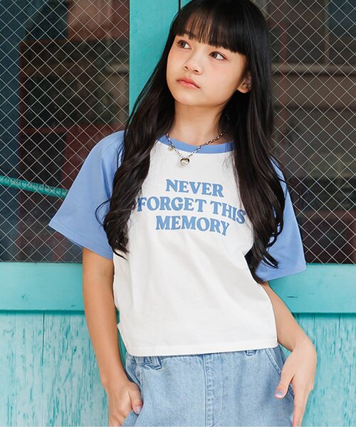 algy(アルジー)の「おそろにしたいロゴTシャツ(Tシャツ/カットソー・キッズ・イエロー/レッド/ピンク/サックスブルー/ブラック・160/150/140/130/120)」の1枚目の写真