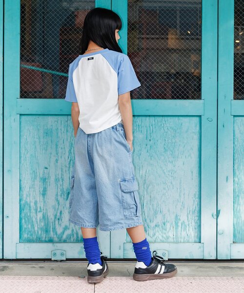 algy(アルジー)の「おそろにしたいロゴTシャツ(Tシャツ/カットソー・キッズ・イエロー/レッド/ピンク/サックスブルー/ブラック・160/150/140/130/120)」の20枚目の写真