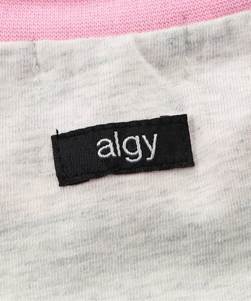 algy(アルジー)の「おそろにしたいロゴTシャツ(Tシャツ/カットソー・キッズ・イエロー/レッド/ピンク/サックスブルー/ブラック・160/150/140/130/120)」の9枚目の写真