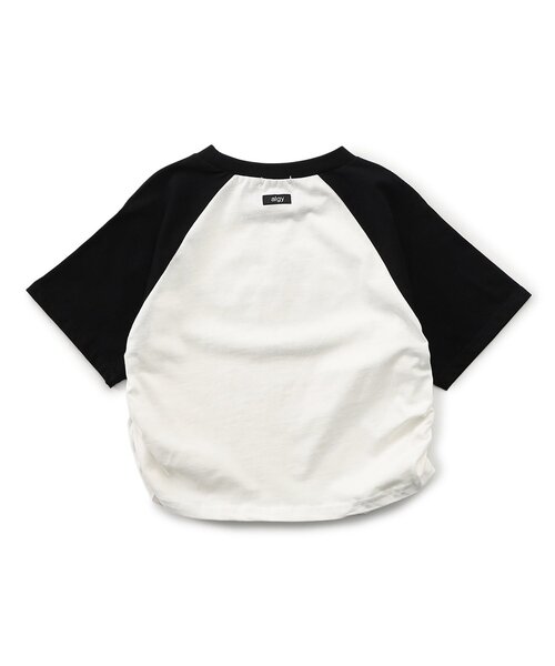 algy(アルジー)の「おそろにしたいロゴTシャツ(Tシャツ/カットソー・キッズ・イエロー/レッド/ピンク/サックスブルー/ブラック・160/150/140/130/120)」の6枚目の写真